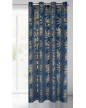 Zasłona velvet 140x250 Elena granatowa Eurofirany 