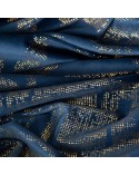Zasłona velvet 140x250 Elena granatowa Eurofirany 