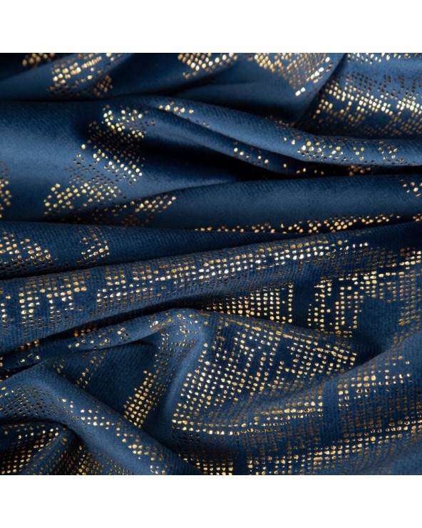 Zasłona velvet 140x250 Elena granatowa Eurofirany Zasłona velvet 140x250 Elena granatowa Eurofirany