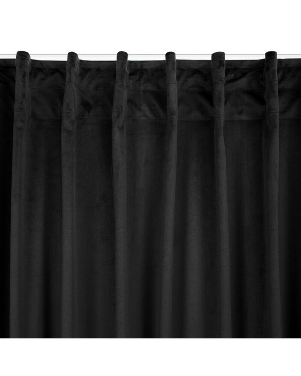 Zasłona 140x300 Madlen czarna Eurofirany Zasłona 140x300 Madlen czarna Eurofirany