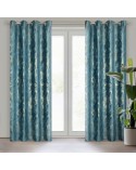Zasłona velvet 140x250 Melody ciemnoturkusowa Eurofirany 
