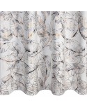 Zasłona velvet 135x250 Odeta biała/szampańska Eurofirany 