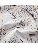 Zasłona velvet 135x250 Odeta biała/szampańska Eurofirany 