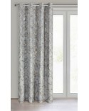Zasłona velvet 135x250 Odeta stalowa/szampańska Eurofirany 