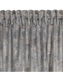 Zasłona velvet 135x270 stalowa/szampańska Eurofirany 