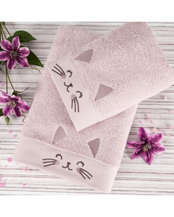 Ręcznik bawełna 70x140 Baby 53 różowy Eurofirany 