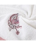 Ręcznik bawełniany z kapturkiem 100x100 Baby 55 biały Eurofirany