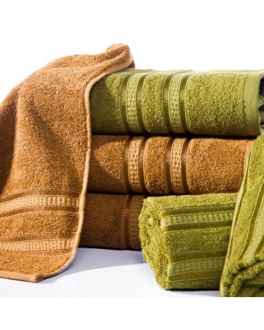 Ręcznik bawełna 70x140 Mila musztardowy Eurofirany 