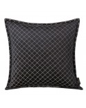 Poszewka velvet 45x45 Kim czarna Eurofirany 