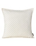 Poszewka velvet 45x45 Kim kremowa Eurofirany 