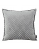 Poszewka velvet 45x45 Kim srebrna Eurofirany 