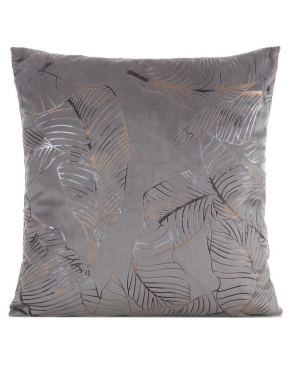 Poszewka velvet 45x45 Odeta stalowa/szara Eurofirany 