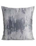 Poszewka velvet 45x45 Tina srebrna Eurofirany 