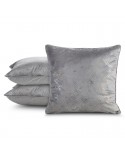 Poszewka velvet 45x45 Tulia stalowa/szara Eurofirany 