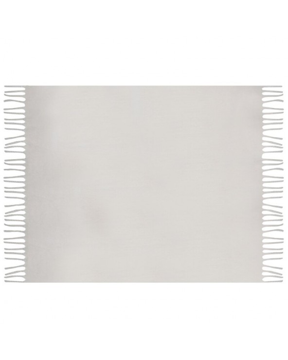 Koc z frędzlami 130x170 Moher beżowy Eurofirany 