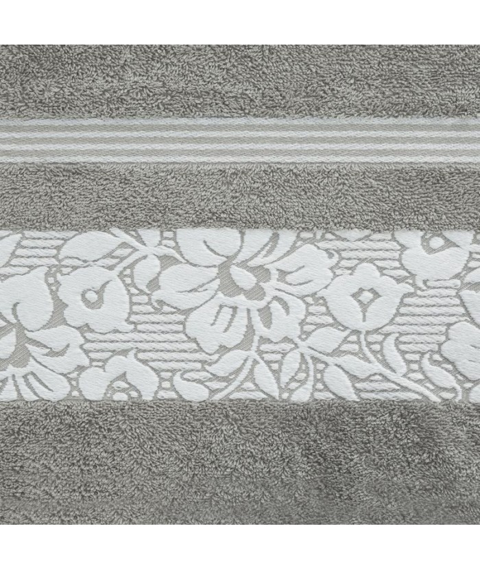 Ręcznik bawełna Sylwia 70x140 popielaty