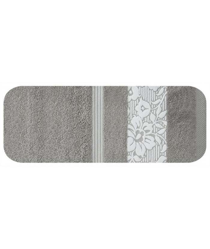 Ręcznik bawełna Sylwia 70x140 popielaty