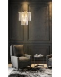 Lampa sufitowa 32x40-150cm Dalia/02 stalowa Eurofirany