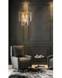 Lampa sufitowa 32x40-150cm Dalia/02 stalowa Eurofirany