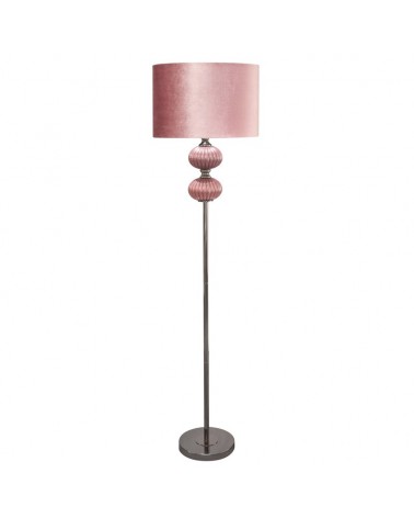 Lampa stołowa 36x23x61cm Niki/01 strebrna/czarna Eurofirany