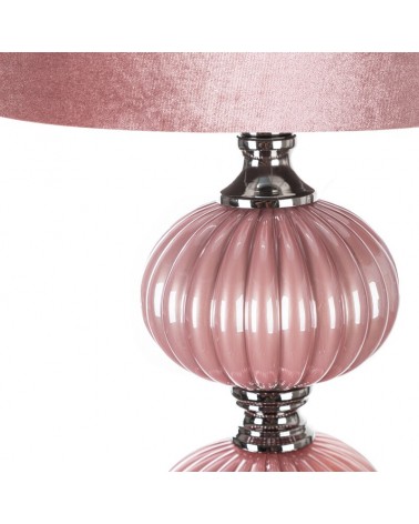 Lampa stołowa 36x23x61cm Niki/01 strebrna/czarna Eurofirany
