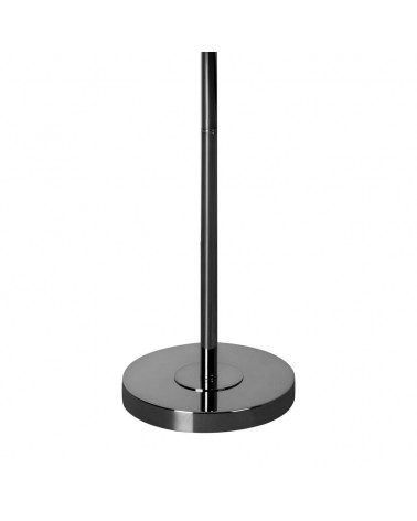 Lampa stołowa 36x23x61cm Niki/01 strebrna/czarna Eurofirany