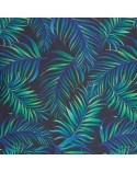 Zasłona 140x250 Palms czarna/zielona Eurofirany 