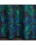 Zasłona 140x250 Palms czarna/zielona Eurofirany 