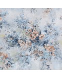 Zasłona velvet 140x270 Marisa srebrna/różowa Eurofirany 