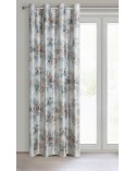 Zasłona velvet 140x270 Marisa zielona/różowa Eurofirany 