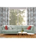 Zasłona velvet 140x270 Marisa zielona/różowa Eurofirany 
