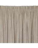 Zasłona velvet 140x300 Nadia beżowa/złota Eurofirany 