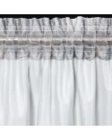 Zasłona velvet 140x270 Tina srebrna Eurofirany 