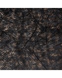 Zasłona velvet 135x270 Tulia czarna/szara Eurofirany 