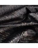 Zasłona velvet 135x270 Tulia czarna/szara Eurofirany 
