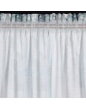 Zasłona velvet 140x270 Vivian turkusowa/beżowa Eurofirany 