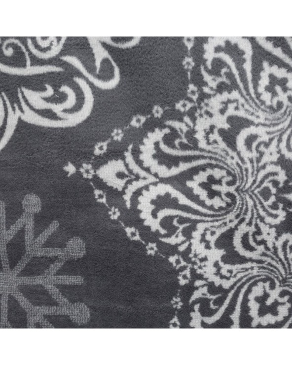Koc bawełna 150x200 Santa 2 stalowy/srebrny Eurofirany Koc bawełna 150x200 Santa 2 stalowy/srebrny Eurofirany