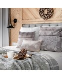 Poszewka velvet 45x45 Holly beżowa Eurofirany