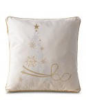Poszewka velvet 45x45 CHP 64 beżowa/złota Eurofirany 