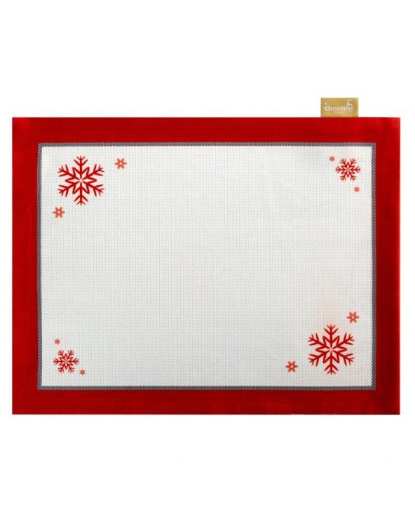 Serwetka 30x40 Noel 02 kpl 4 szt biała/czerwona Eurofirany Serwetka 30x40 Noel 02 kpl 4 szt biała/czerwona Eurofirany