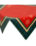 Obrus 85x85 Cherry czerwony/zielony Eurofirany 