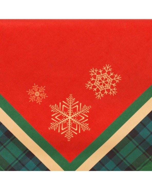 Obrus 85x85 Cherry czerwony/zielony Eurofirany 