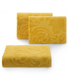 Ręcznik bawełna 70x140 musztardowy
