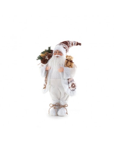 Figurka Mikołaj 70A 45cm biały/brązowy Eurofirany 
