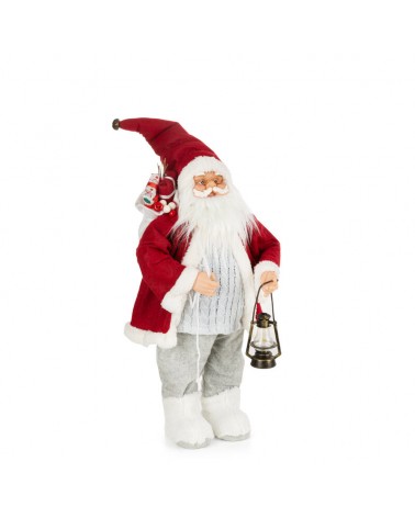 Figurka Mikołaj 71B 60cm biały/czerwony Eurofirany 