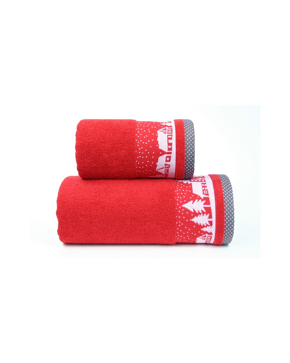 Ręcznik bawełna 70x125 Sweet Dream czerwony Greno