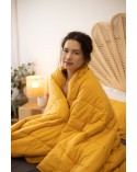 Kołdra obciążeniowa 135x200 11kg Gravity Wrap Ninja Cotton Mustard