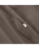 Pościel satyna bawełniana 140x200 + 1x70x80 Sepia 043 Darymex
