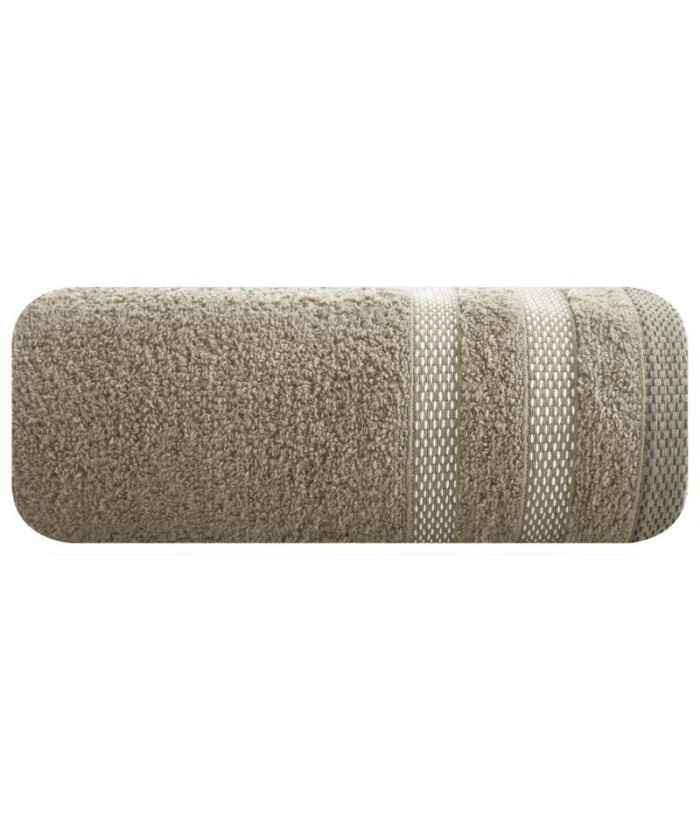 Ręcznik bawełna Riki 70x140 jasnobrązowy