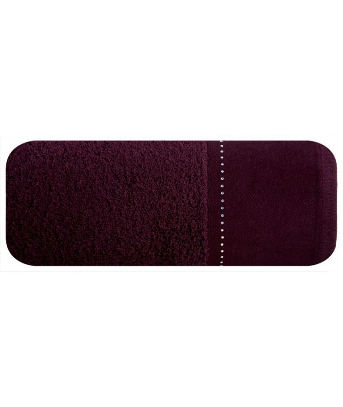 Ręcznik bawełna Karina 70x140 bordowy
